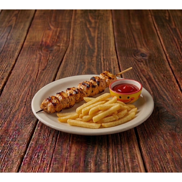 Chicken Sate w/ Fries