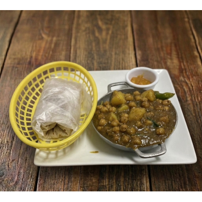 Chana & Potato Roti