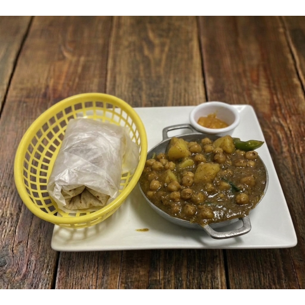 Chana & Potato Roti