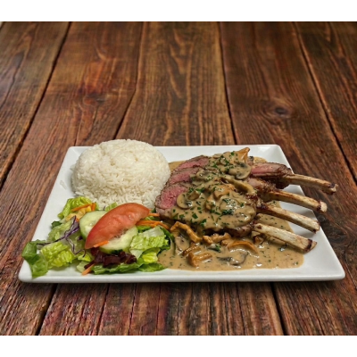 Rack of Lamb (Mushroom Gravy)