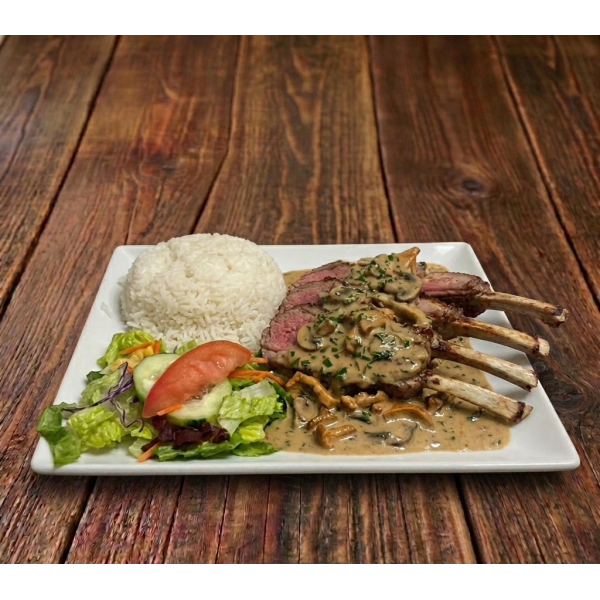 Rack of Lamb (Mushroom Gravy)