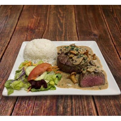 Tenderloin Beef (Mushroom Gravy)