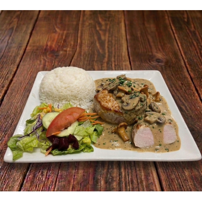 Tenderloin Pork (Mushroom Gravy)