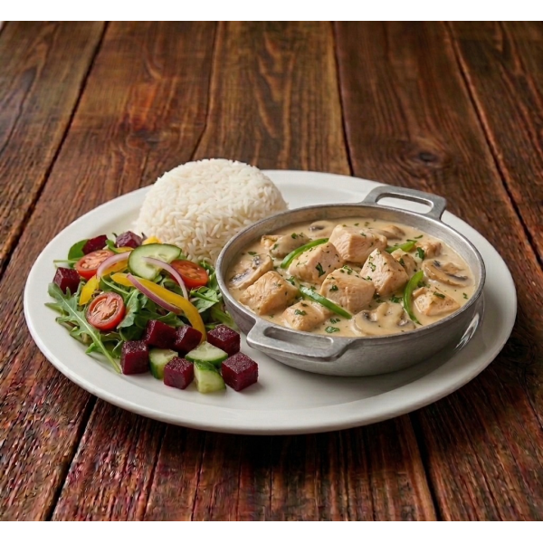 Mushroom Chicken (Creamy Brown)