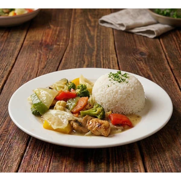 Boneless Chicken w/ Veggies