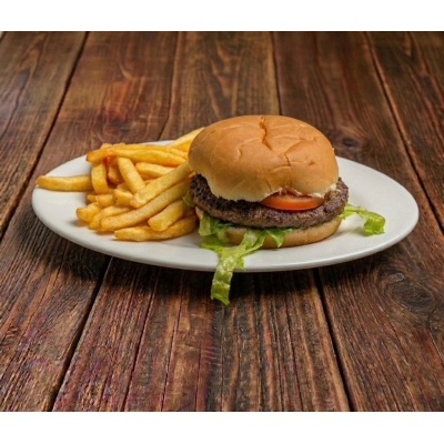 Hamburger & Fries