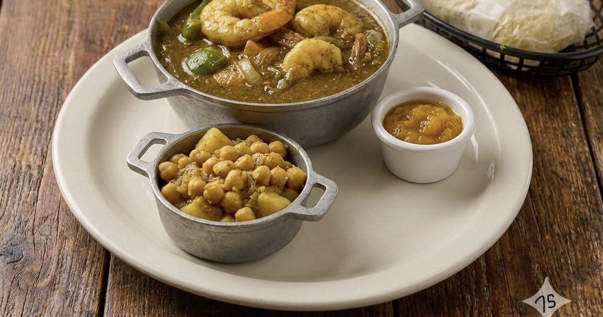Lokales Essen auf Aruba: Keshi Yena, Pastechi, Funchi